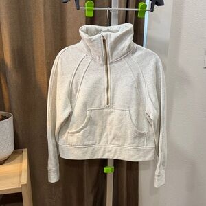 Cozy Cream Half-Zip Sweater